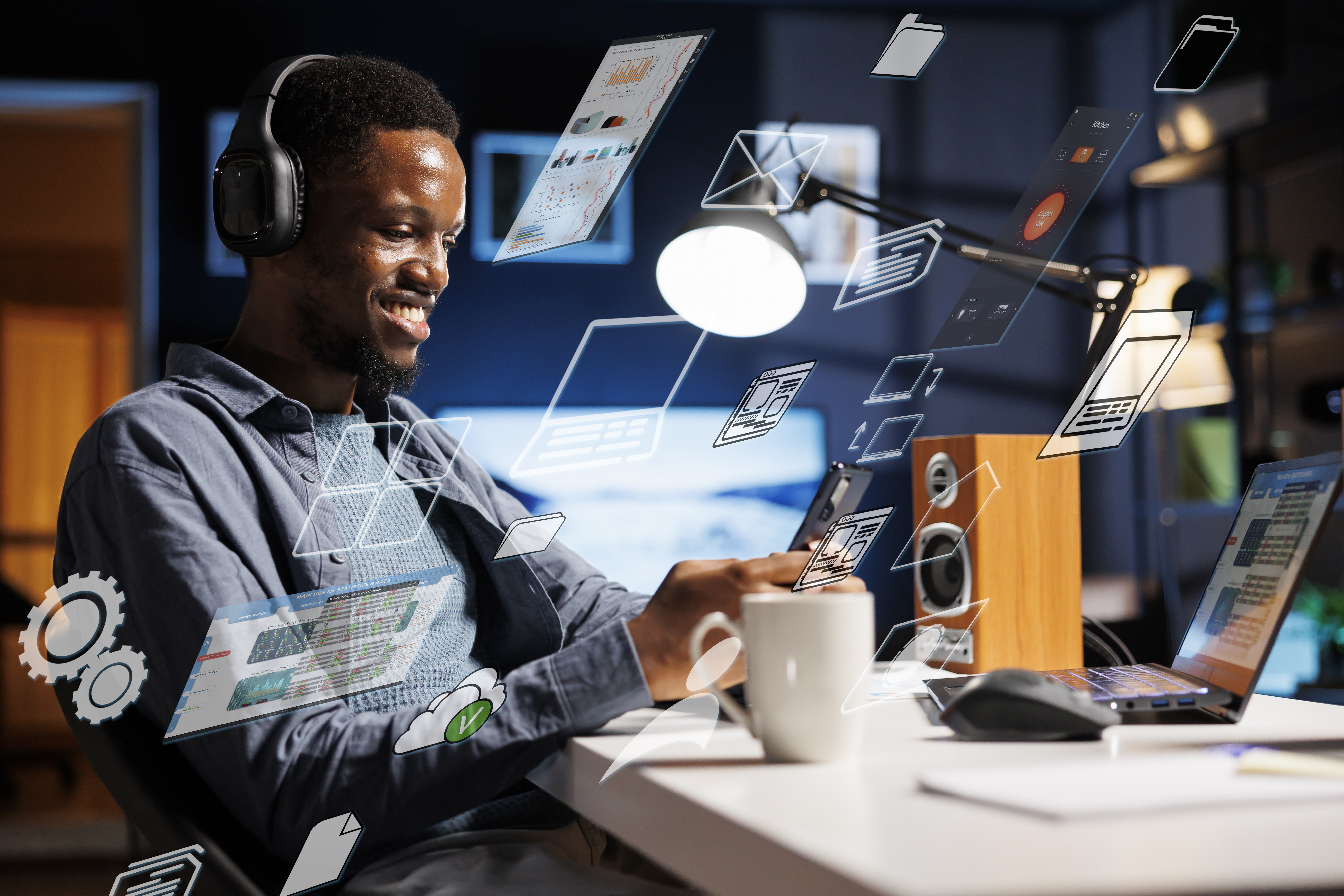 Scanner capturant un document pour numérisation